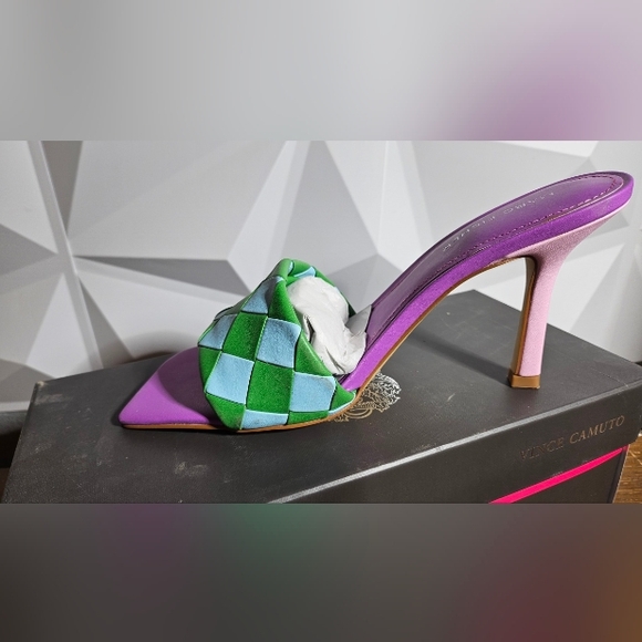 Mark Fisher Woven Heeled Sandals - Picture 2 of 6